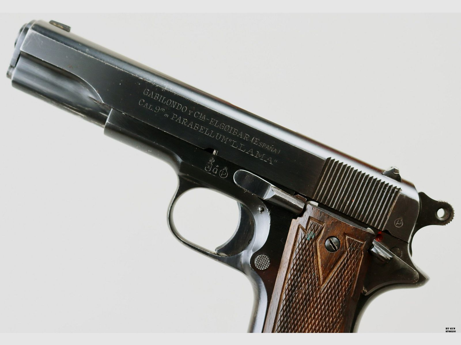 Pistola Gabilondo Y CIA mod LLAMA ESPECIAL cal. 9×19 para matr. 110843, immagine 6 di 9
