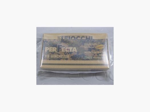 FIOCCHI CARTRIDGES .308 Win 168 gr