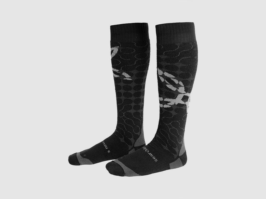 STOCK SOCK – MOUNT – SNOW Black