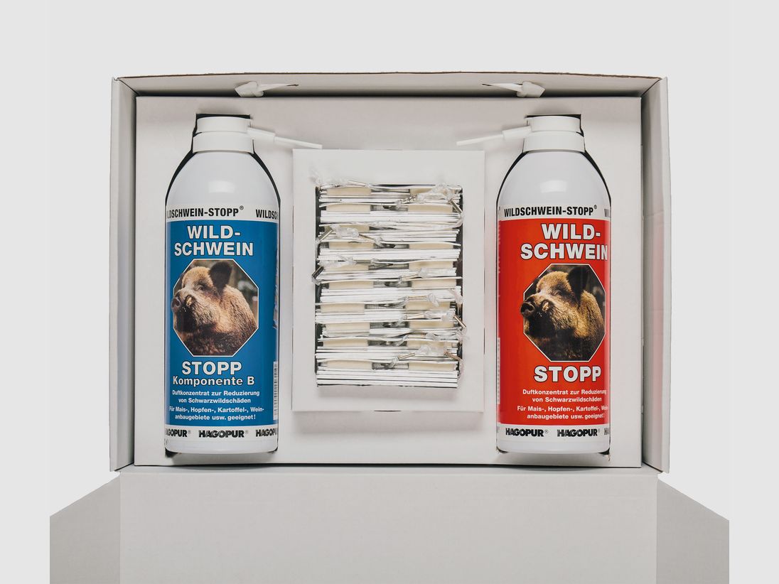 Hagopur Wildschein-Stopp-Set – 400 ml je Dose