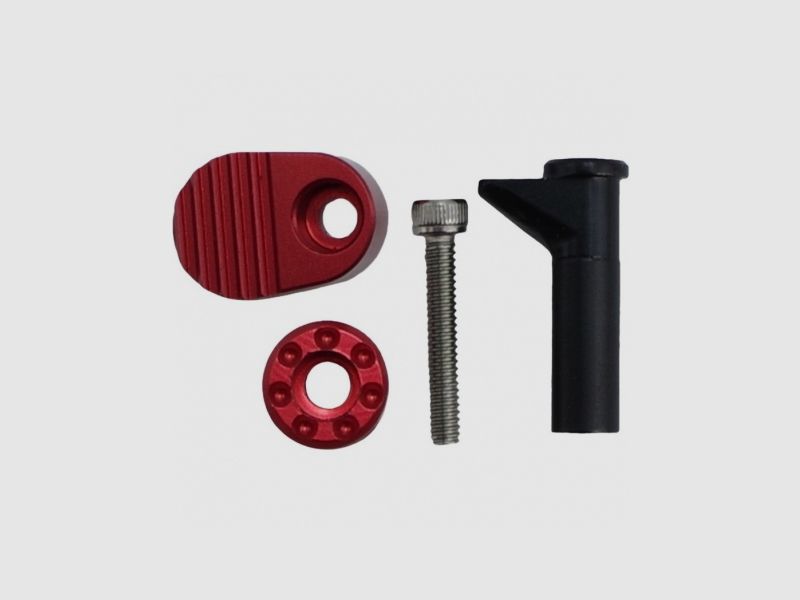 Vergrote magazijnpal TITAN voor Buck Mark (rood) TK12N0157RED1