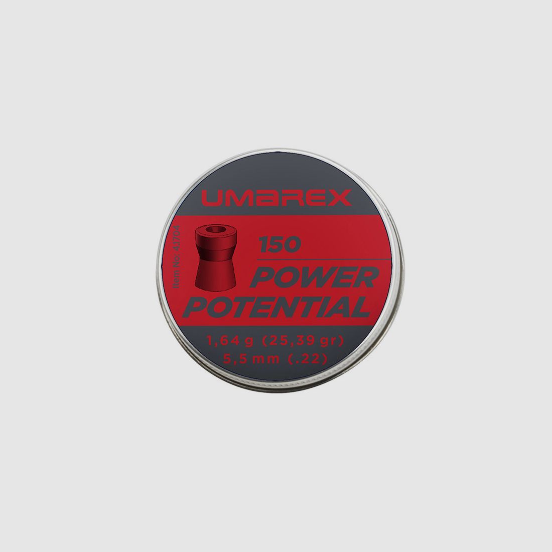 Hohlspitz Diabolos Umarex Power Potential Kaliber 5,5 mm 1,64 g glatt 150 StĂĽck