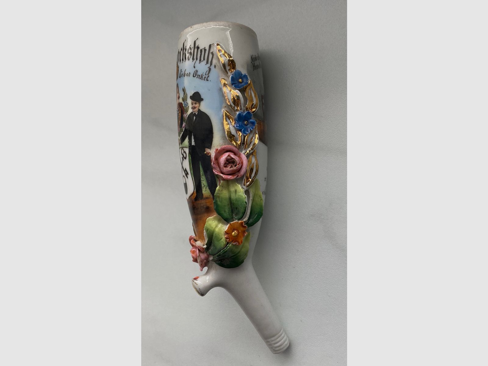 Pipe head and reservist picture, reservist pipe, porcelain, reservists, rock wood 1905