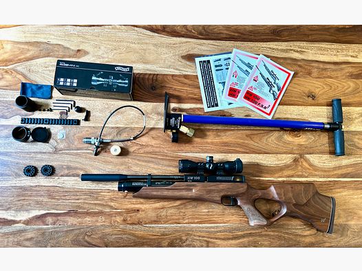 Weihrauch Sport Pressluftgewehr HW 100 TK Komplettpaket