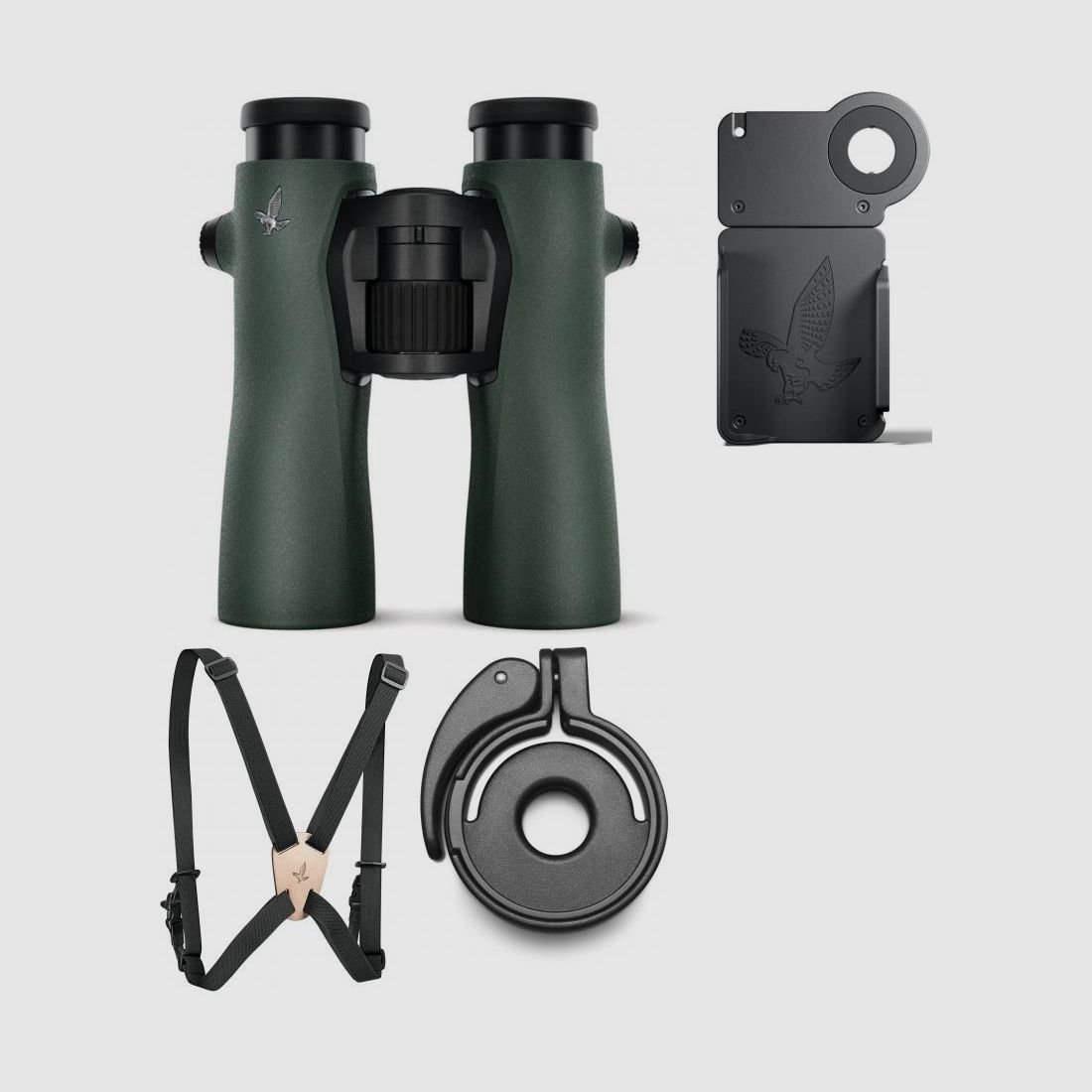 SWAROVSKI OPTIK Swarovski NL PURE 10x32 Grün Basispaket für die Vogelbeobachtung