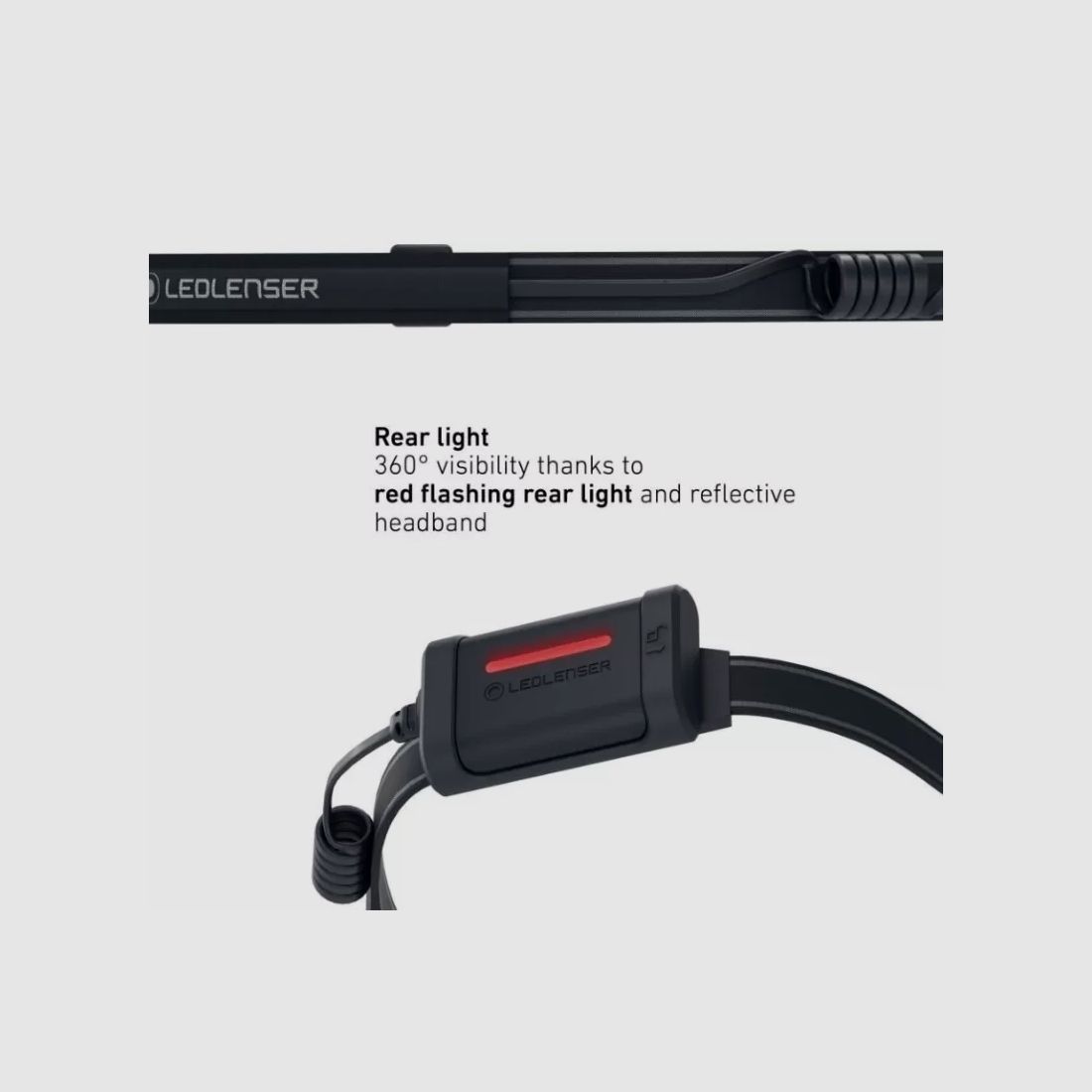 Led Lenser Stirnlampe NEO3 Weiß/Grün, Bild 3 von 4