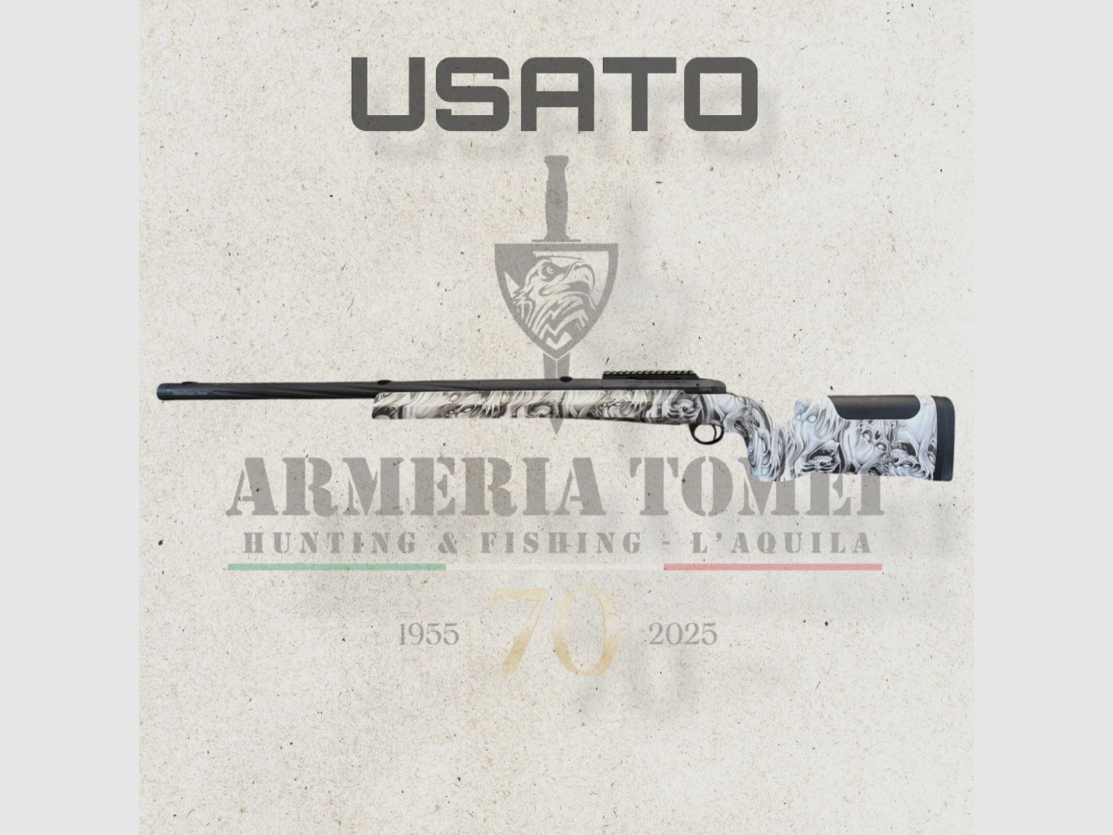 USED – RIFLE – SABATTI MOD. TLD WHITE FLUTED cal. 308 Win, image 5 of 7