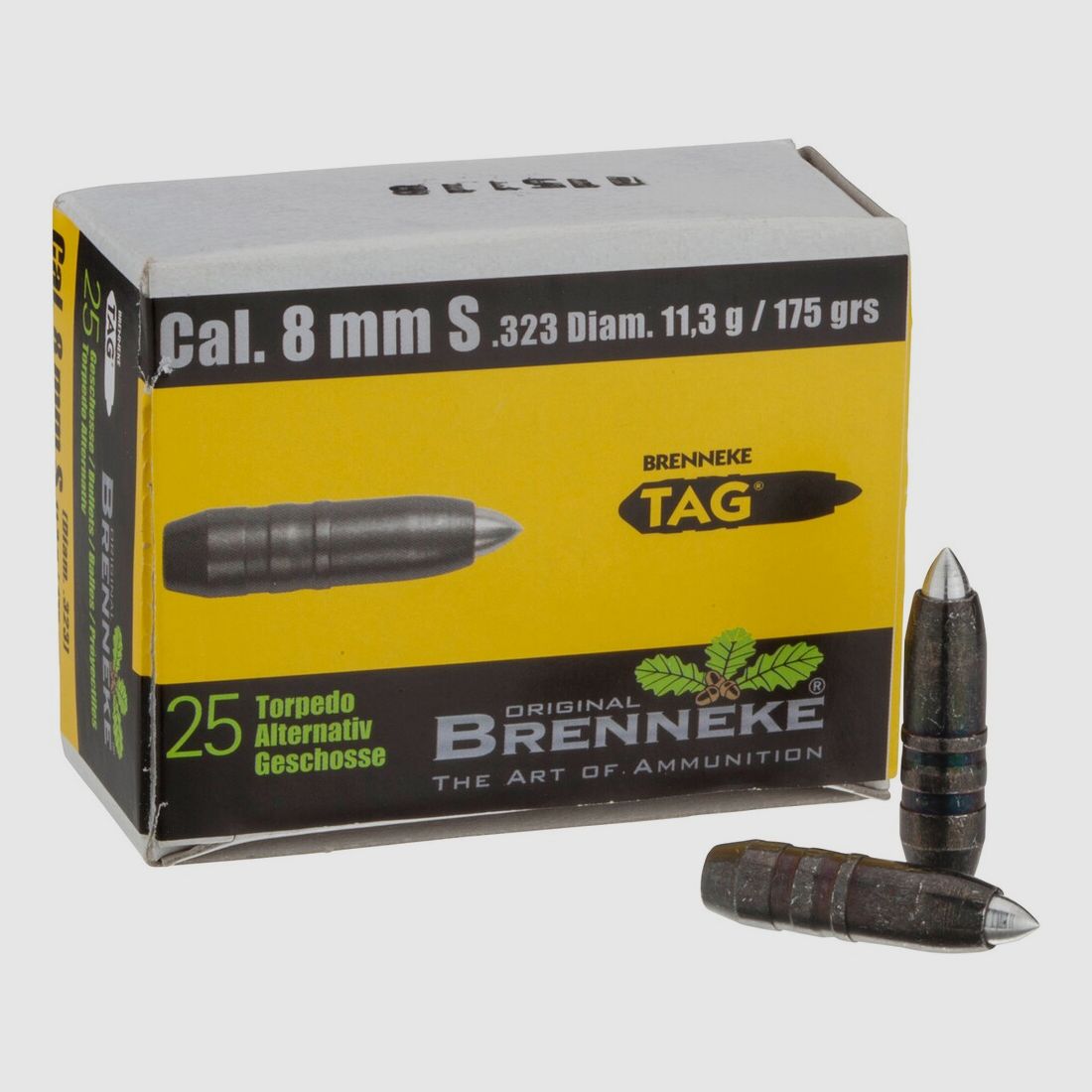 Brenneke Bullets .323 11.3g/175gr, image 1 of 2