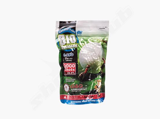 G&G Armament G&G Bio BBs 0,28g Precision 2000 Schuss 6mm