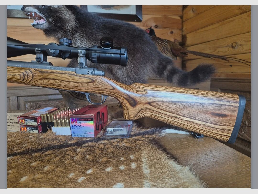 Ruger M77 MK2 VT Varmint/Target SS 223 REM in very good condition Harris Ultra Light bipod, image 2 of 10