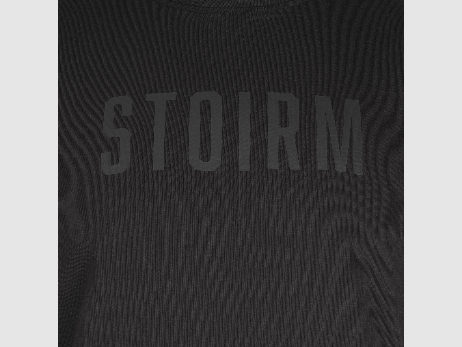 T-shirt en coton STOIRM - Noir, image 2 sur 5