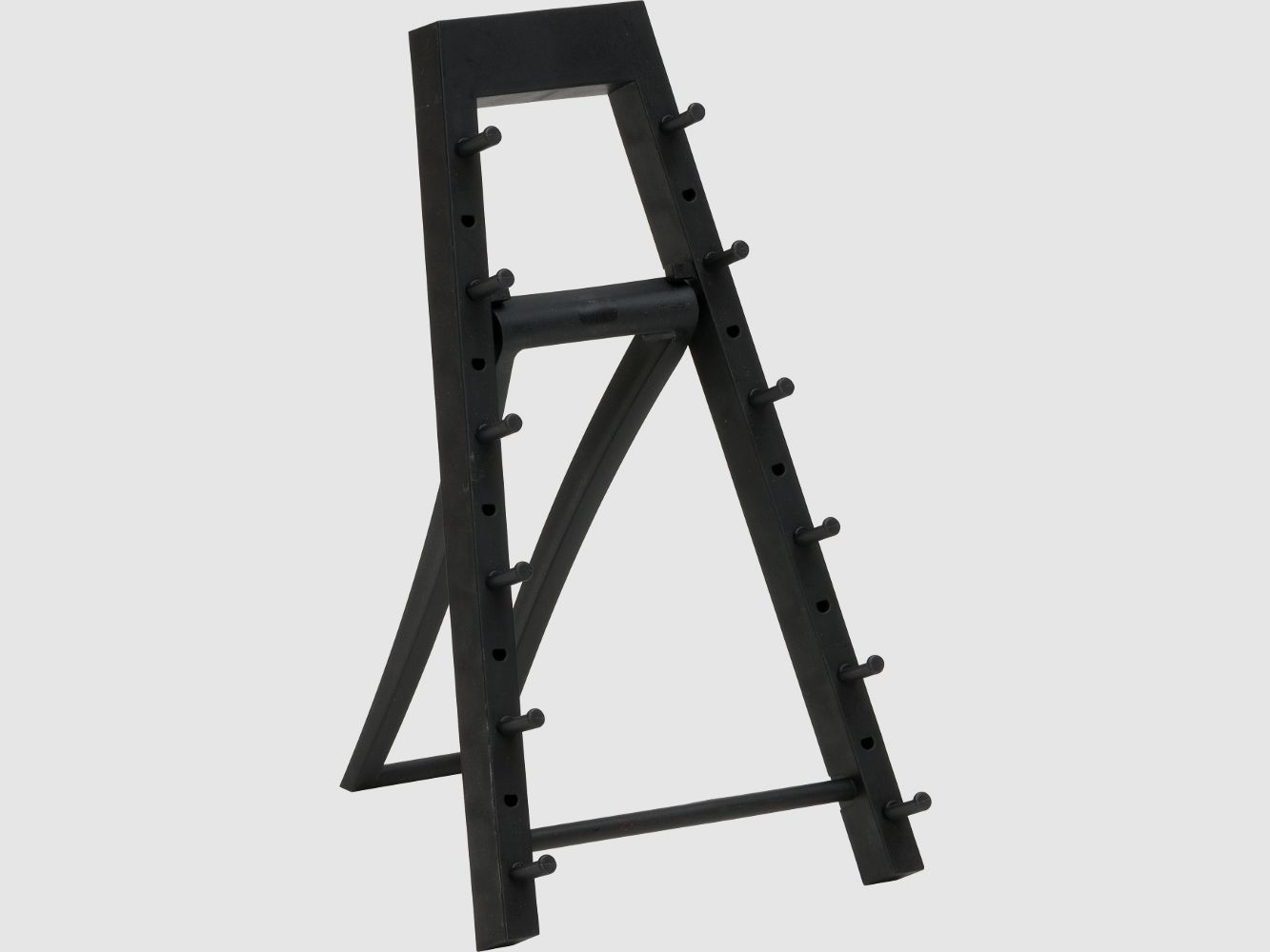 Haller 6-er Messer-Stnder schwarz Kunststoff