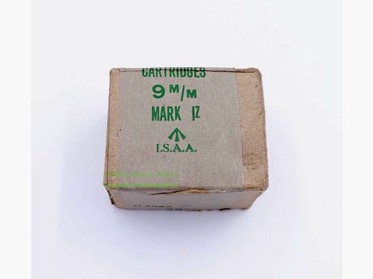 Englisch, Hersteller unbekannt Pistolenmunition 9mmLuger/Parabellum/9x19