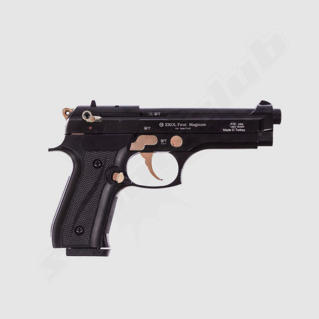 Ekol Firat Magnum Schreckschusspistole 9mm P.A.K. schwarz-gold