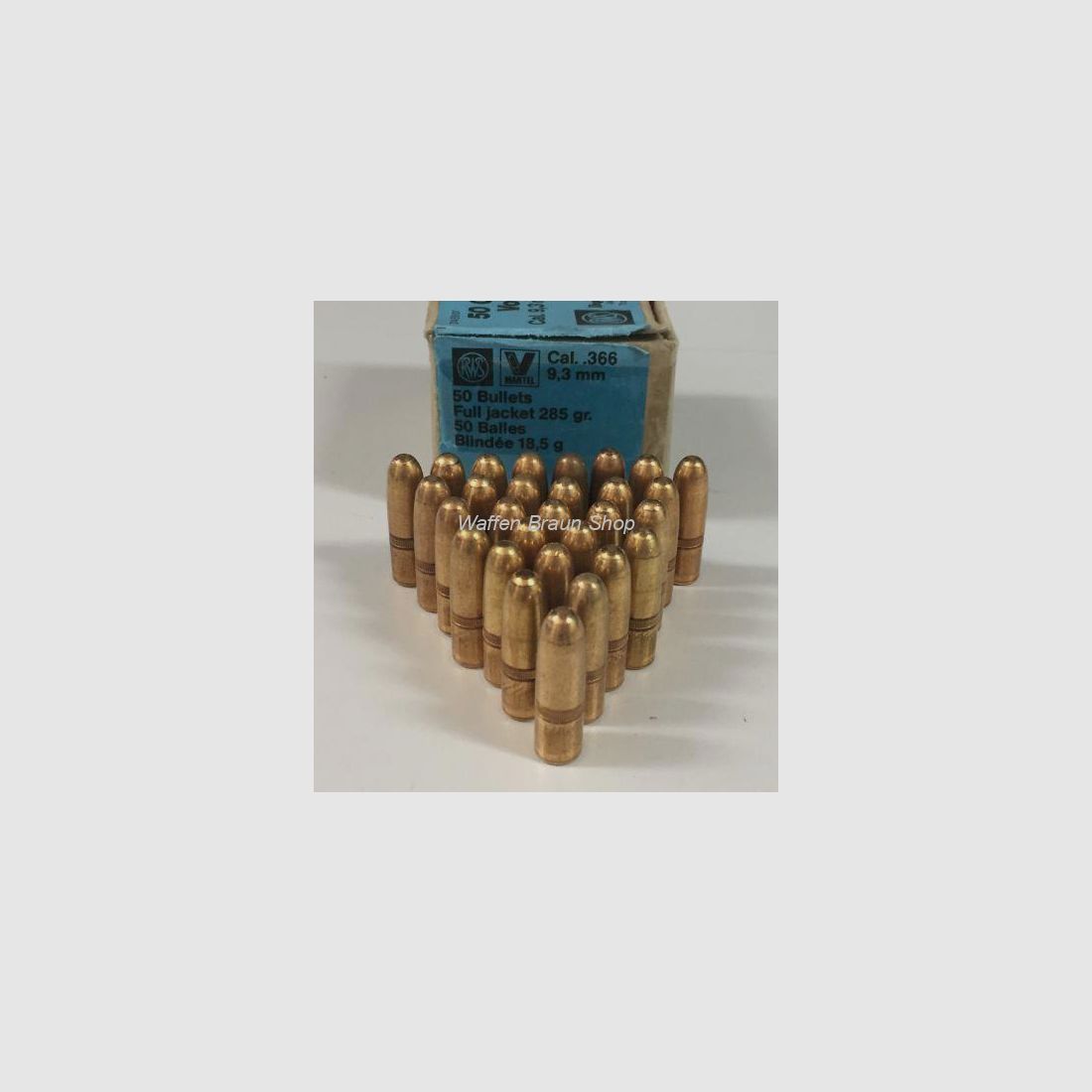 RWS cartridges VM 9.3MM .366 DIA 18.5G 50PCS
