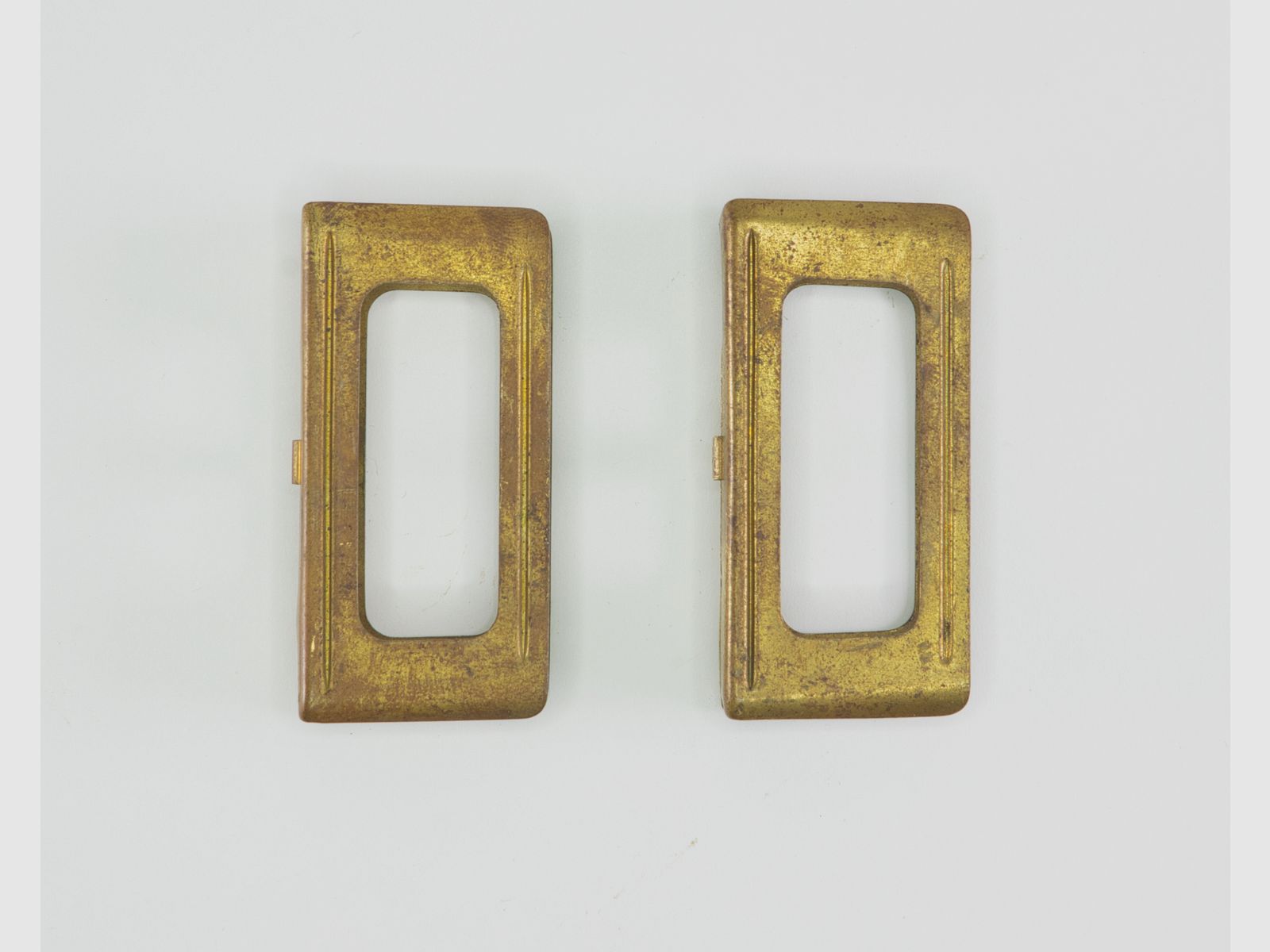 2 Stück original Ladestreifen / Laderahmen für Carcano 6,5 x 52