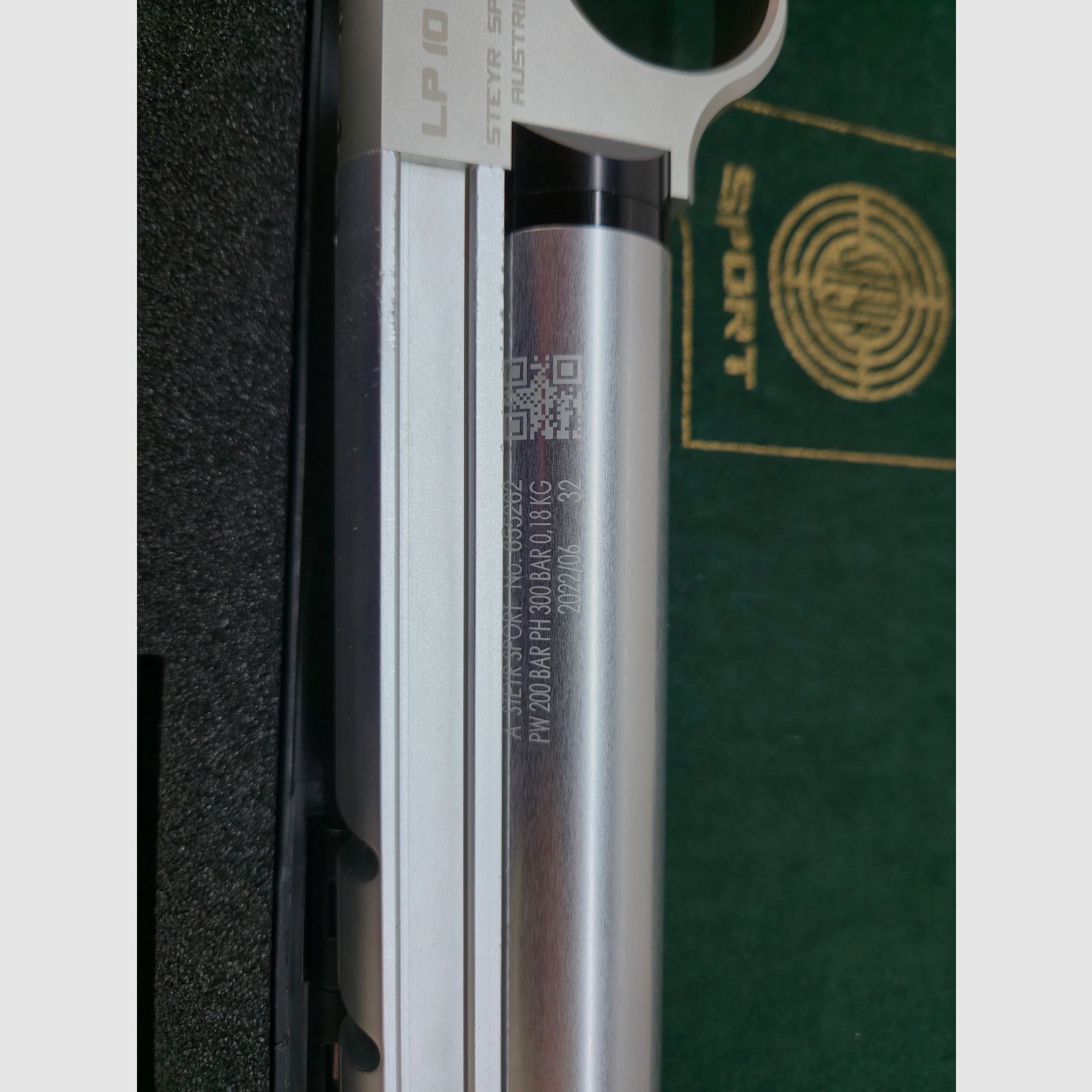 Luftpistole STEYR LP 10 ( LP10 ), Service & Dichtungstausch NEU + TÜV 2032