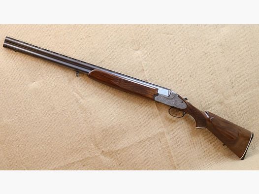 Escopeta de doble cañón ZBROJOVKA BRNO, Mod. 5725 7x65R;12/70 incluyendo cañón intercambiable para escopeta