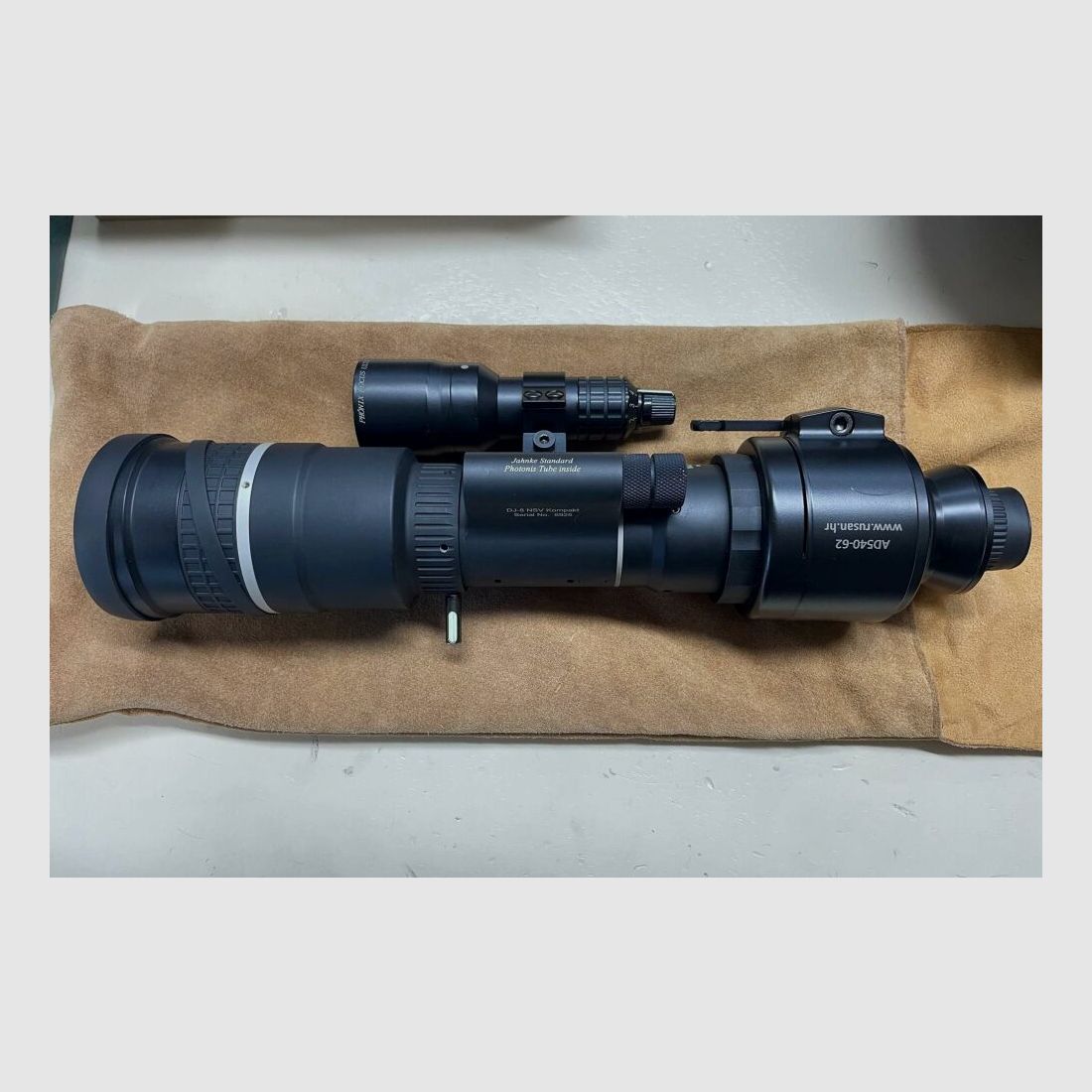 Jahnke Optik DJ-8 NSV Compact inclusief Phönix Focus Ultra en Rusan Adapter Ø