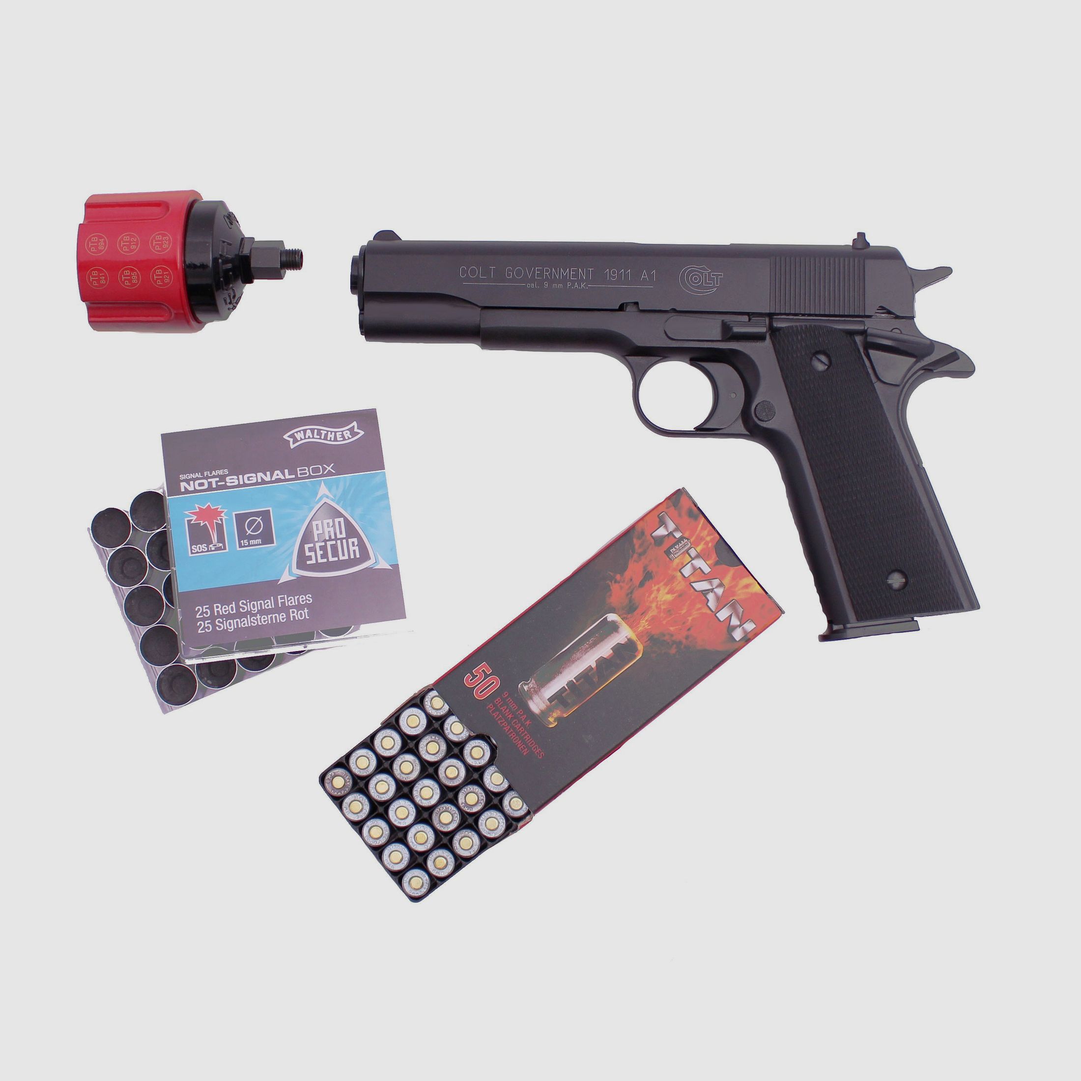 Colt pistolet alarmowy Government 1911 A1 czarny specjal na Sylwestra