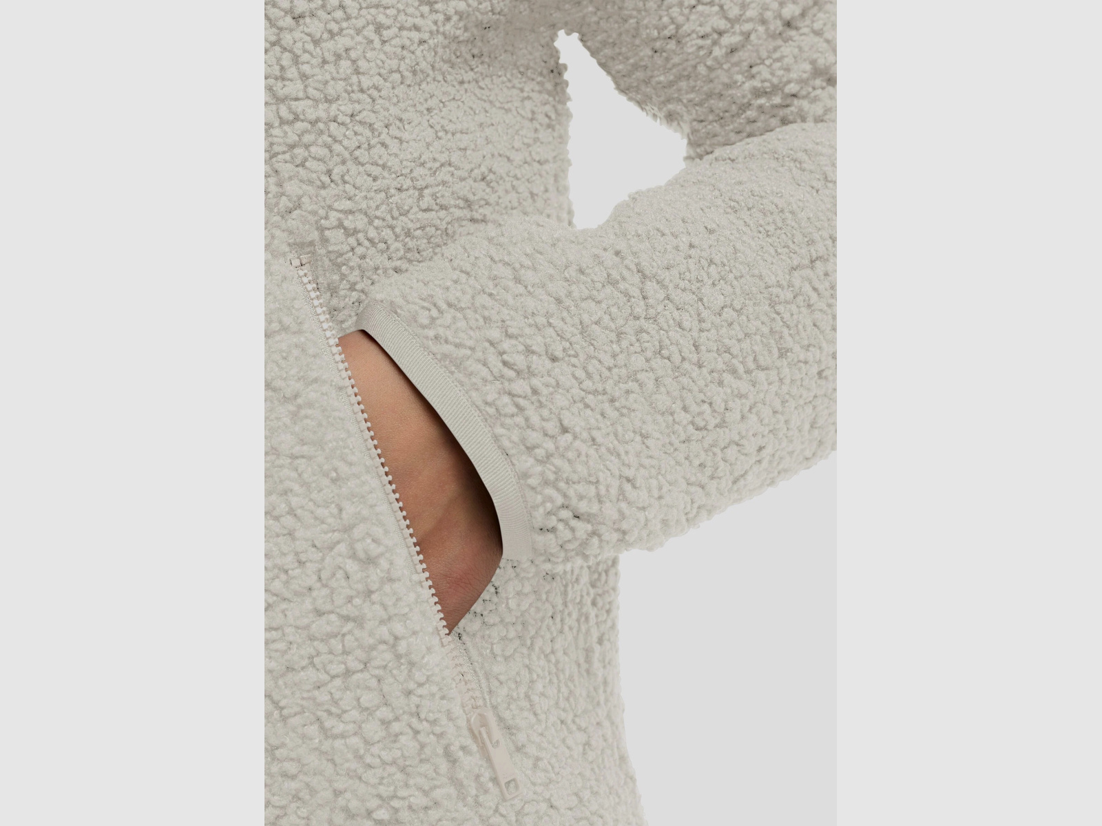 JACK WOLFSKIN High Curl Jkt W Veste en Fleece Femme Pale Sand