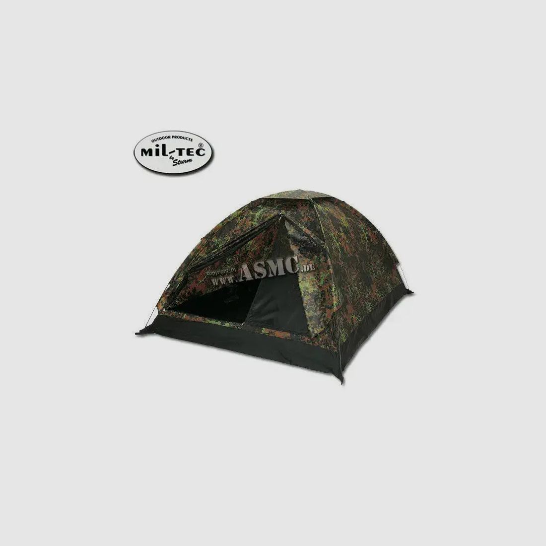 Mil-Tec Mil-Tec Tente Iglu Standard pour Trois Personnes - Flecktarn