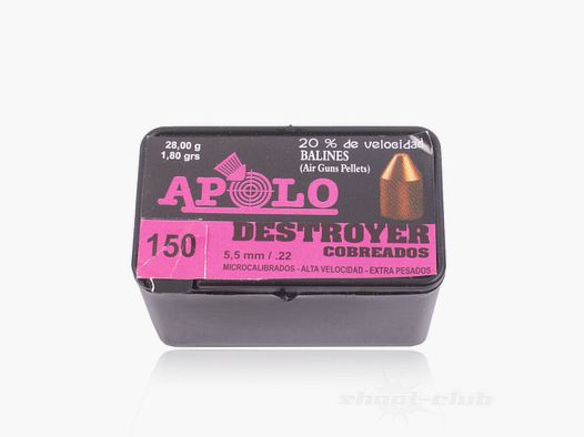 Apolo	 Apolo Destroyer Diabolos 5,5mm / 1,80 g / 150 Stk