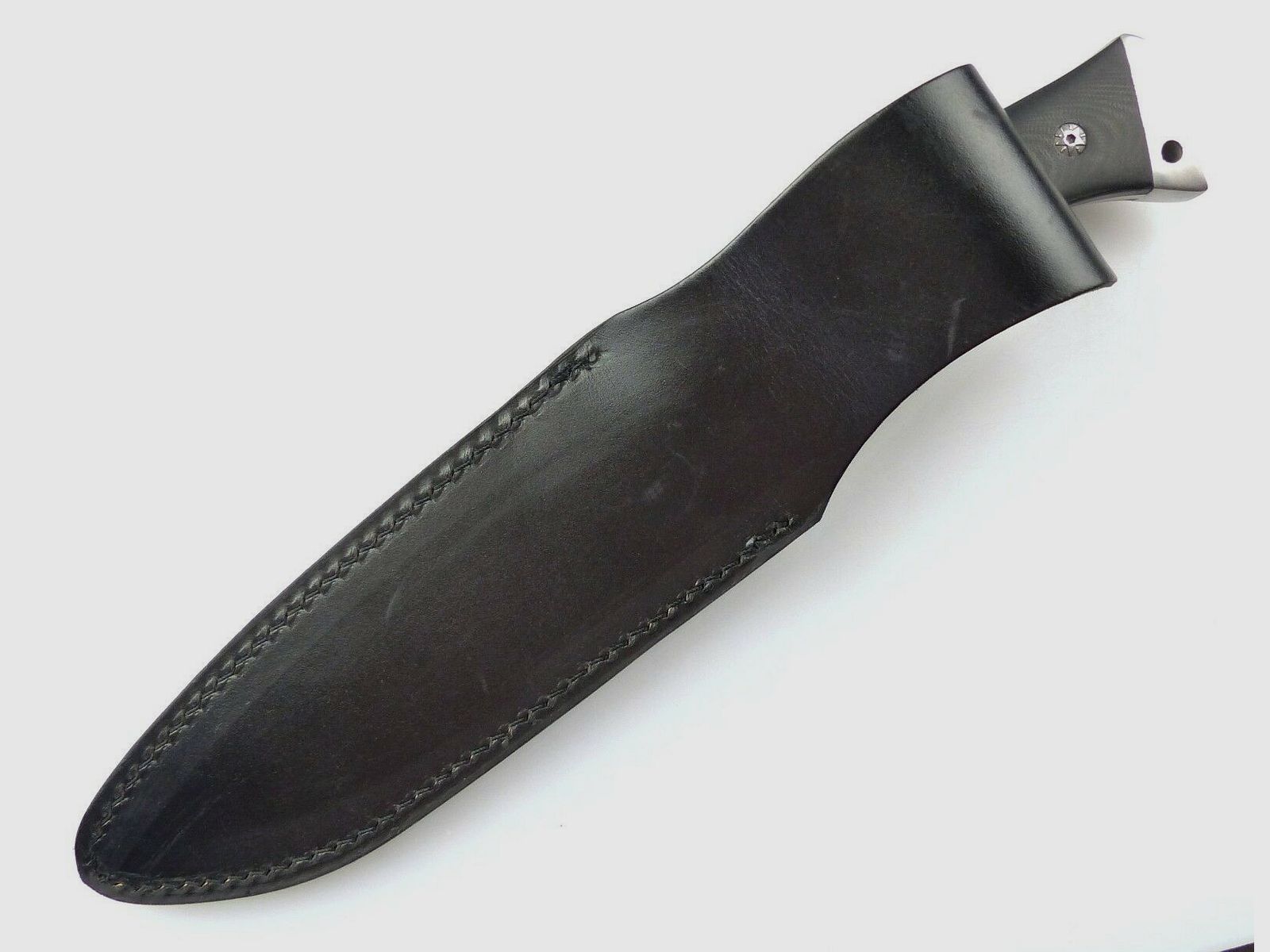 181946 Coltello da esterno Parforce Conquista con fodero in pelle in scatola regalo