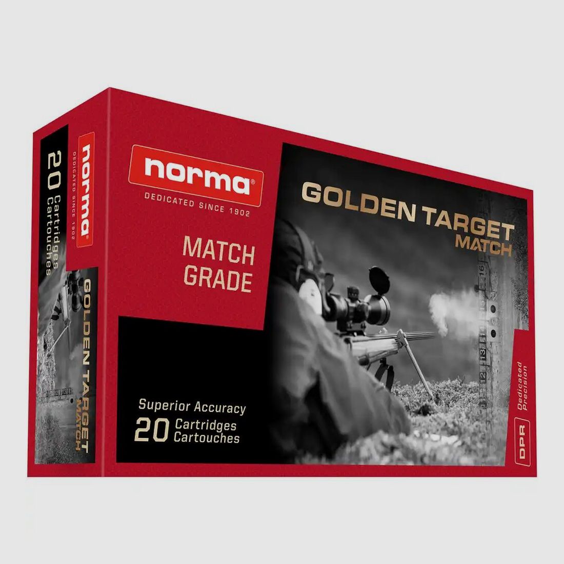 Norma	 .338 Lapua Mag. Golden Target 250grs 16,2g