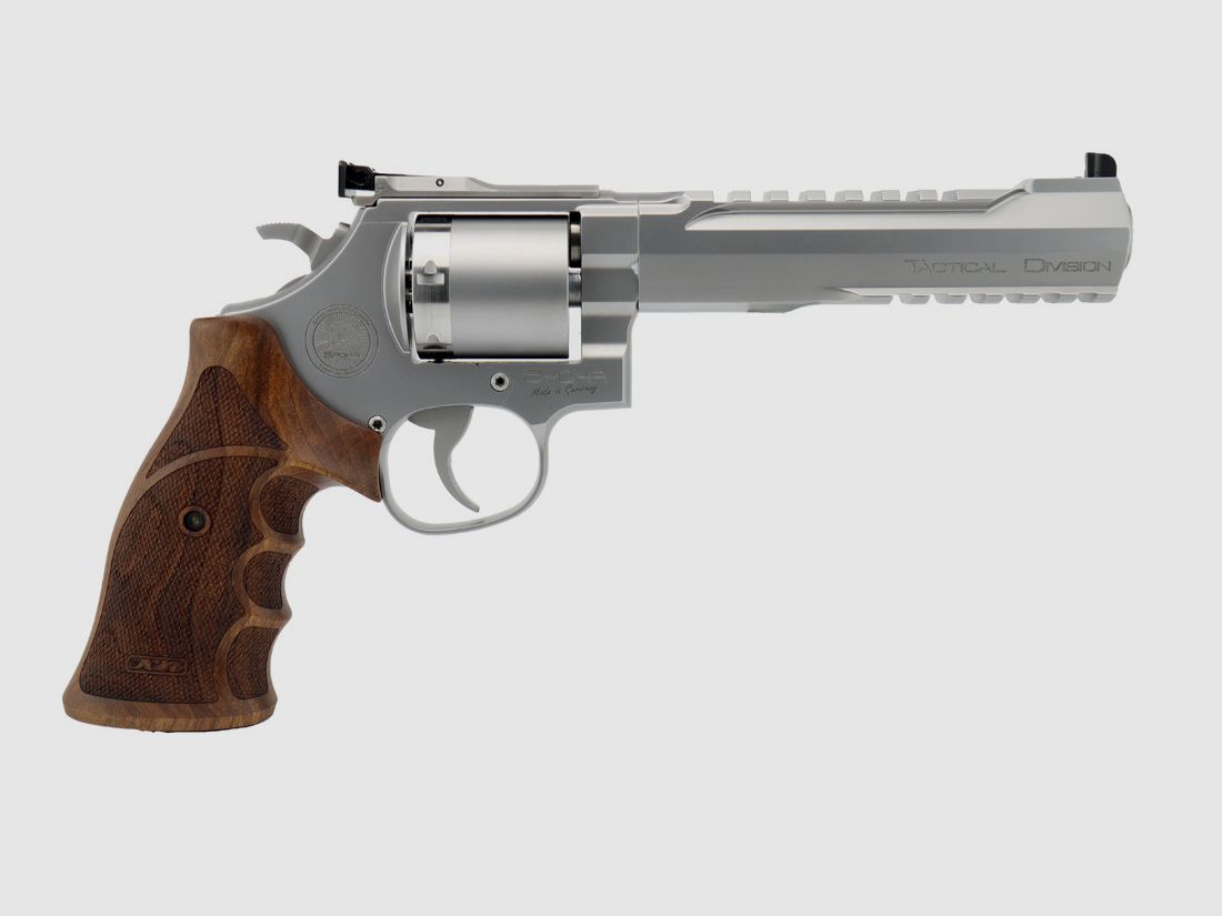  SPOHR Tactical Division Stainless 6 Zoll Revolver Made in Germany 6"