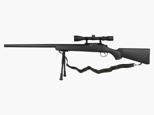 GSG MB03 Sniper Nero Inclusa ZF 6mm - Airsoft a Molla