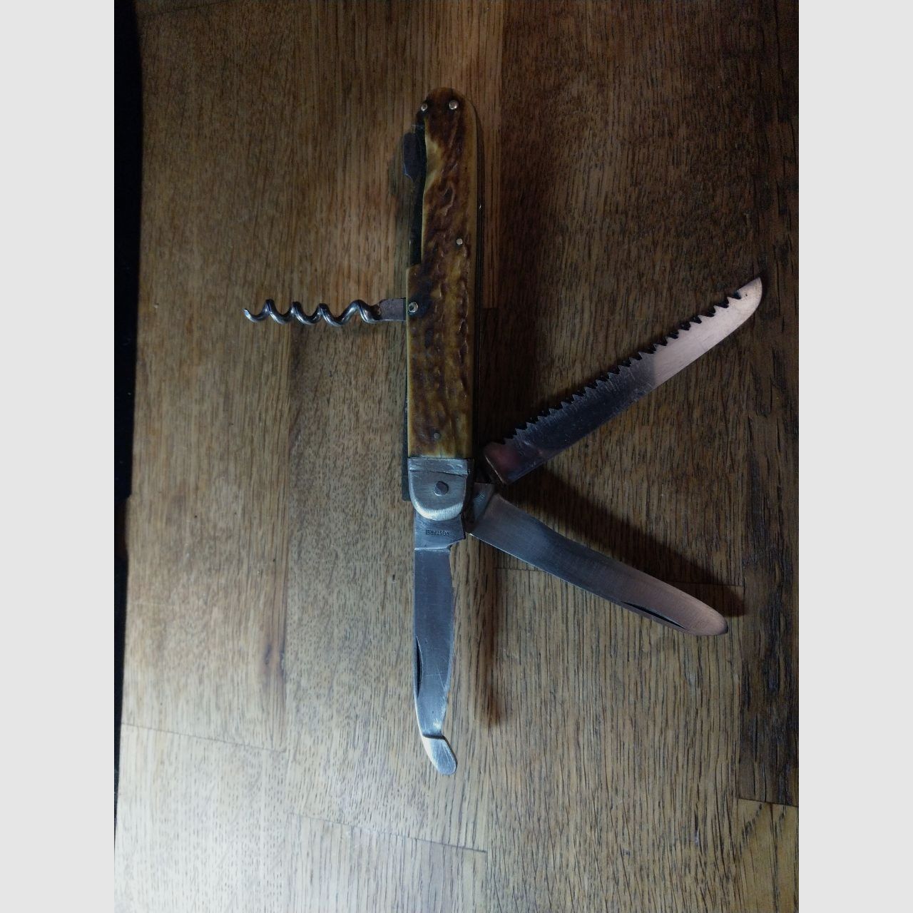 Jagdmesser Hirschhorn von der Firma Anton Winger aus Solingen