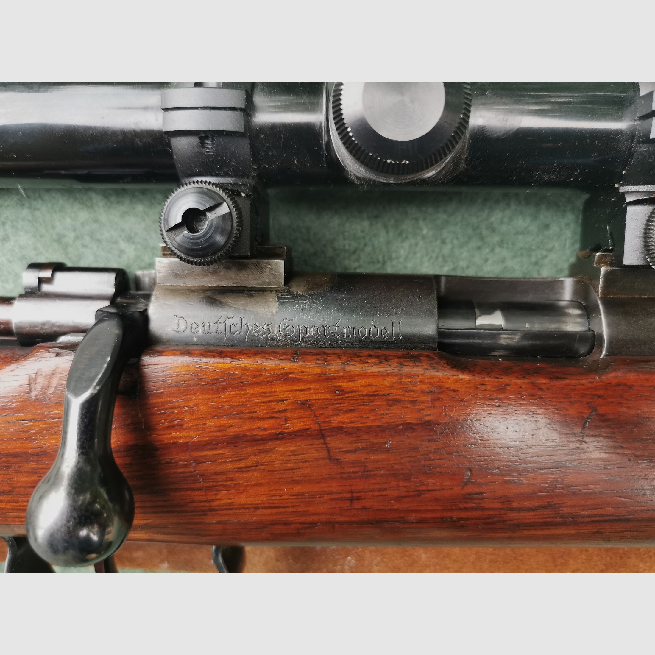Einzellader Walther KK mit Hunter 4x33