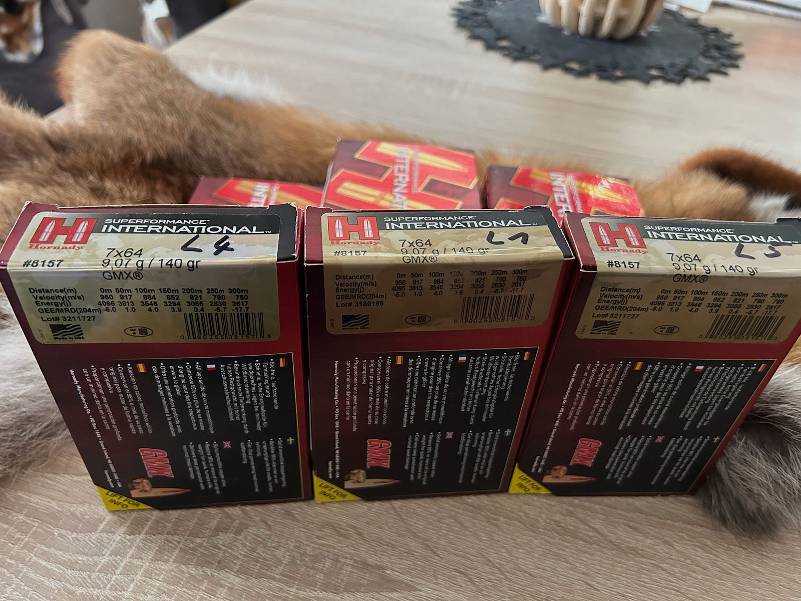 7x64 Hornady Superperformance GMX 140 gr. sans plomb, similaire à la munition ECX