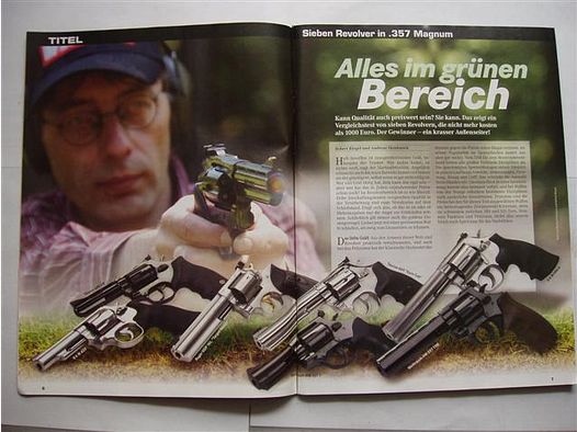 Visier - Heft -- ** Vergleichstest -- .357er Revolver für Sportschützen **