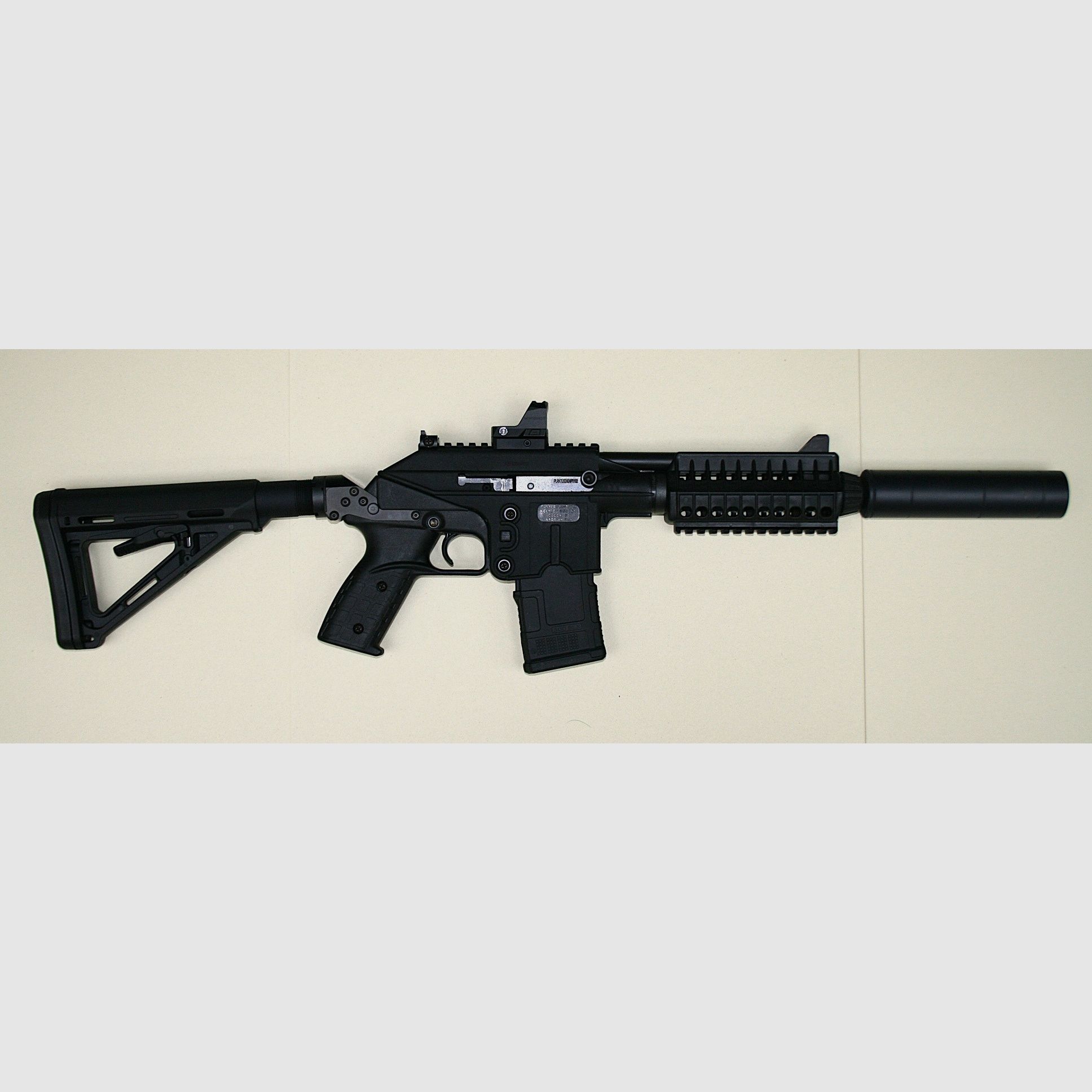 Pack Carabina KEL-TEC PLR-16 / .223Rem. + PMAG 20 + Calcio MAGPUL MOE + Silenziatore SAI M80K + Punto Rosso SIGHTMARK Minishot M1 V2, immagine 2 di 7