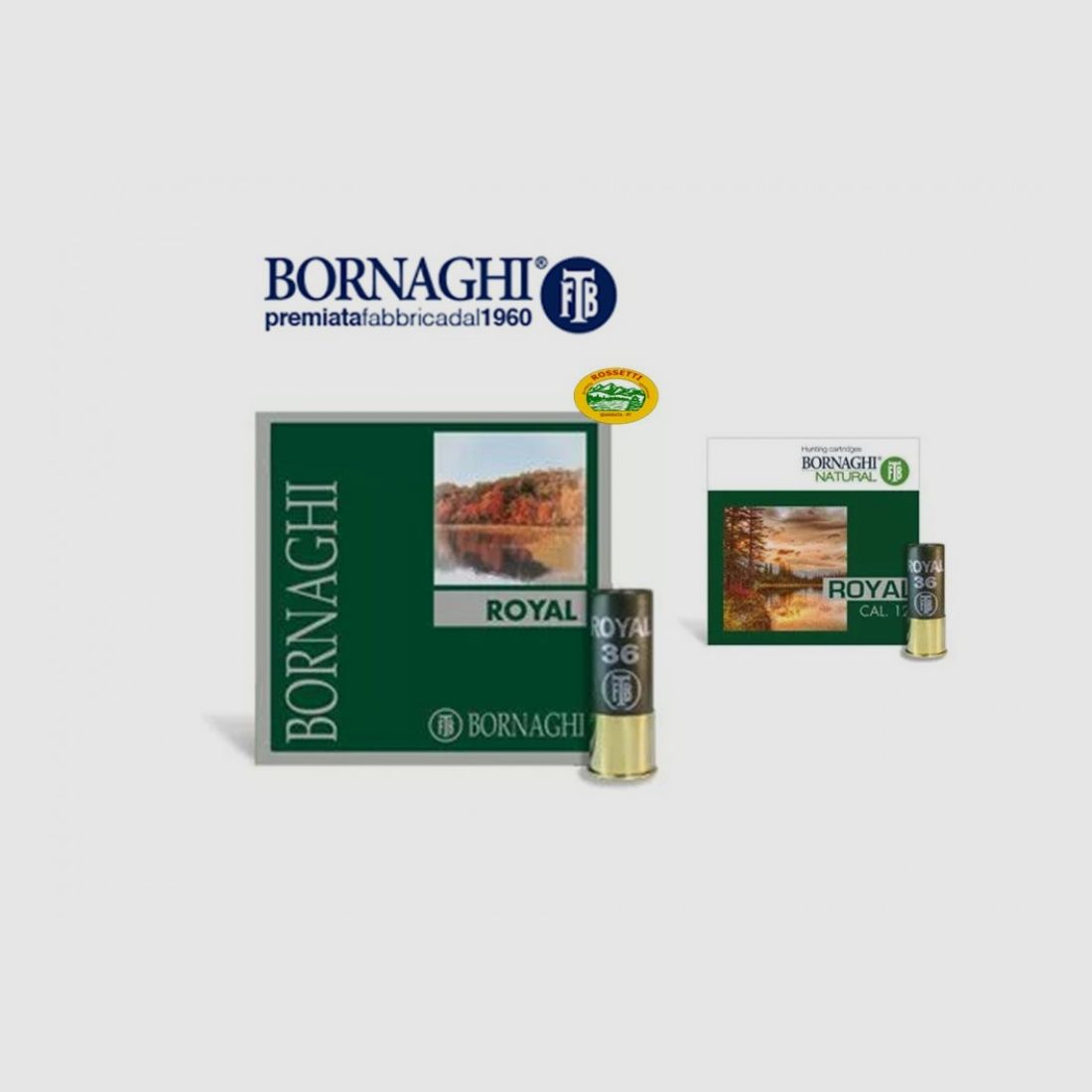 BORNAGHI Patronen ROYAL 36 Kal.12 gr.36 pb.6