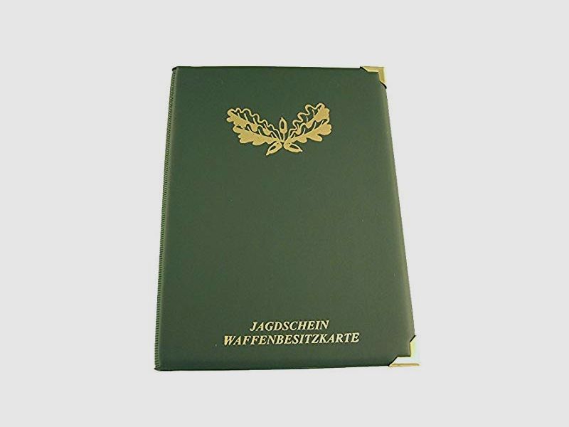 Hunting license case oak leaves