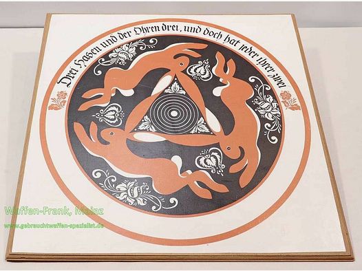 Allemand, fabrication inconnue plaque d'honneur sur bois