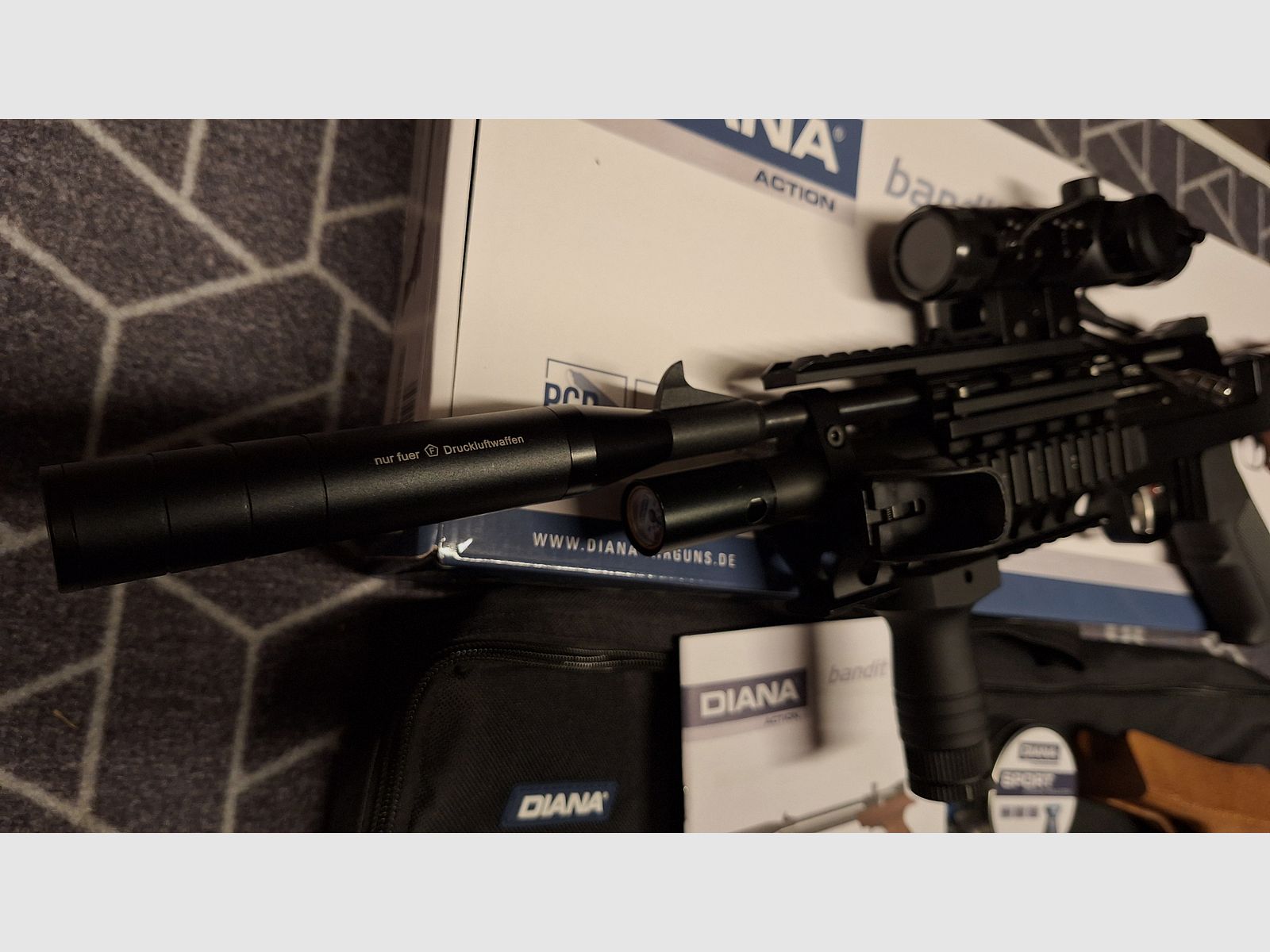 Diana Bandit Gen II PCP Tactical-Umbau Einmalig!