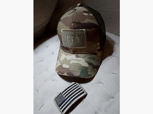 Usa Cap Tarnmütze America Camouflage Muster Basecap Universal Tarnung Airsoft Softair Sniper Paintball Abbigliamento