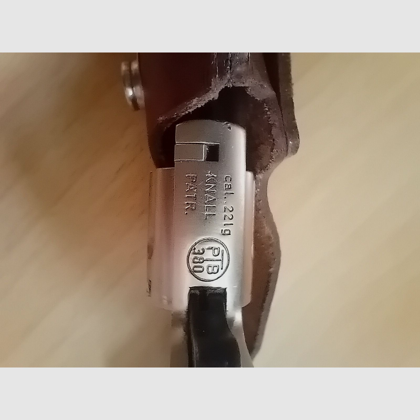 Schreckschuss-Revolver Röhm Little Joe in .22mm knall, vernickelt, Versand frei