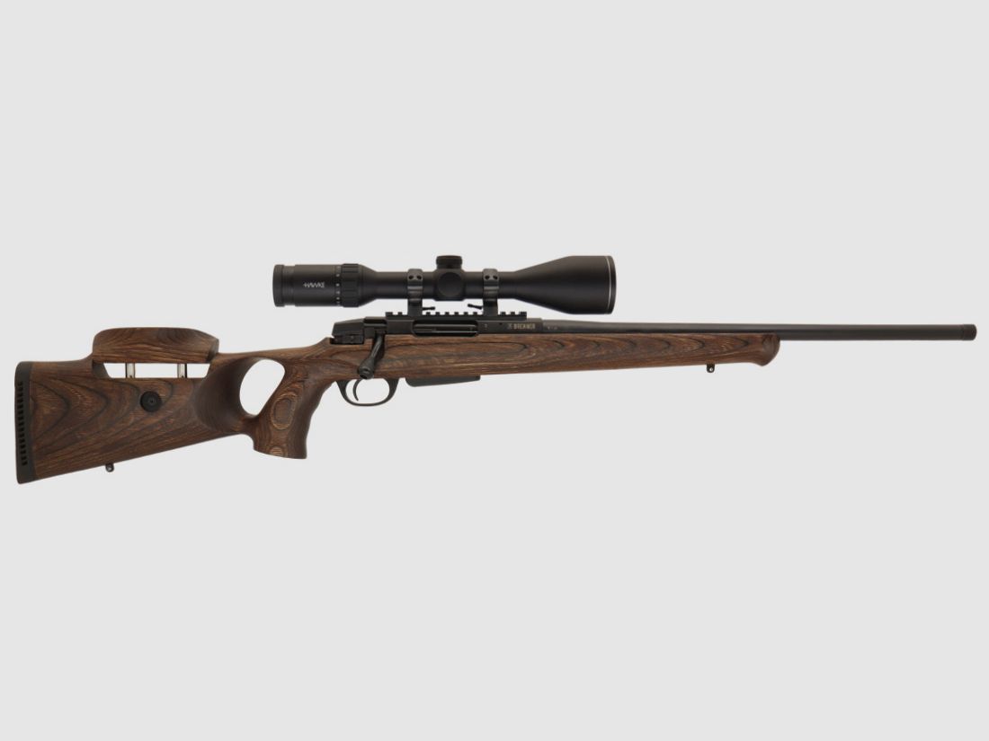 Brenner Komplettpaket: BR20 B&H Prohunter Lochschaft mit Hawke Endurance 3-12x56 fertig montiert