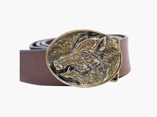 Gürtelschließe "Wildschweinhaupt"