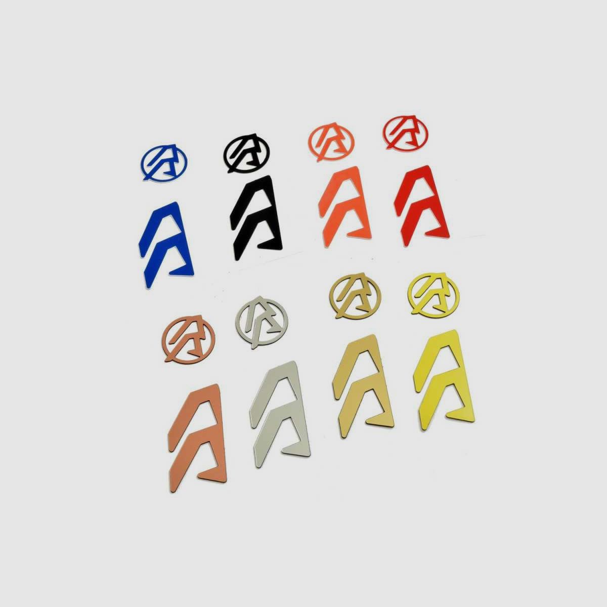 DAA Alpha-X Holster Logo Inlays, Hand version: Right hand, Color: Gold, image 1 of 3