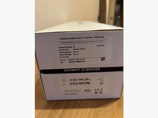Schmdit & Bender 5-45×56 PM II High Power LP TReMoR3 0,5 cm cw MT II MTC LT / DT II+ ZC LT
