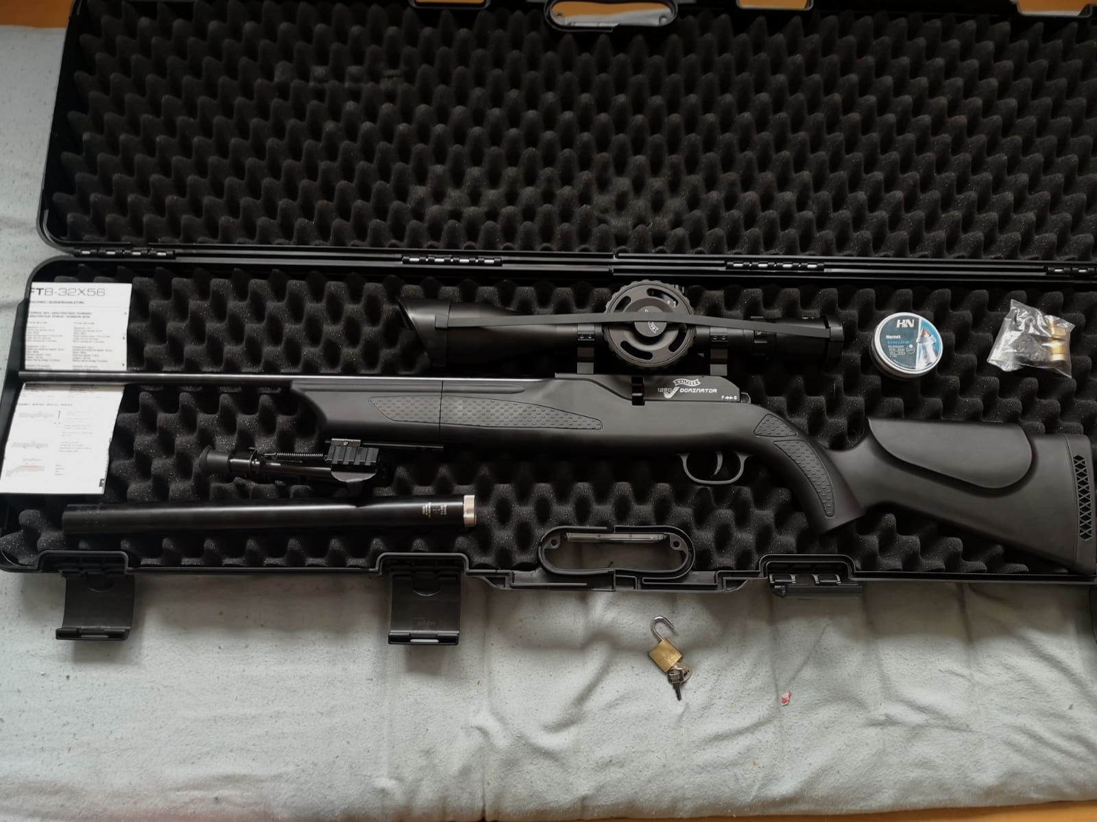 Luftgewehre / walther dominator 1250 4.5mm  40 joule