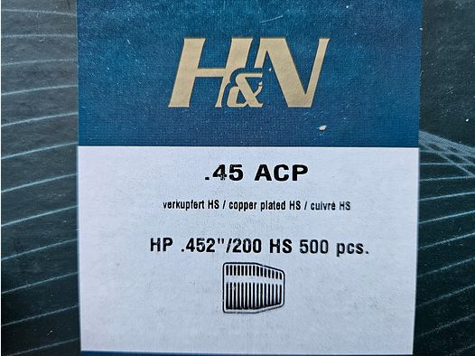 H&N .452 200 grs HS 500 Stück