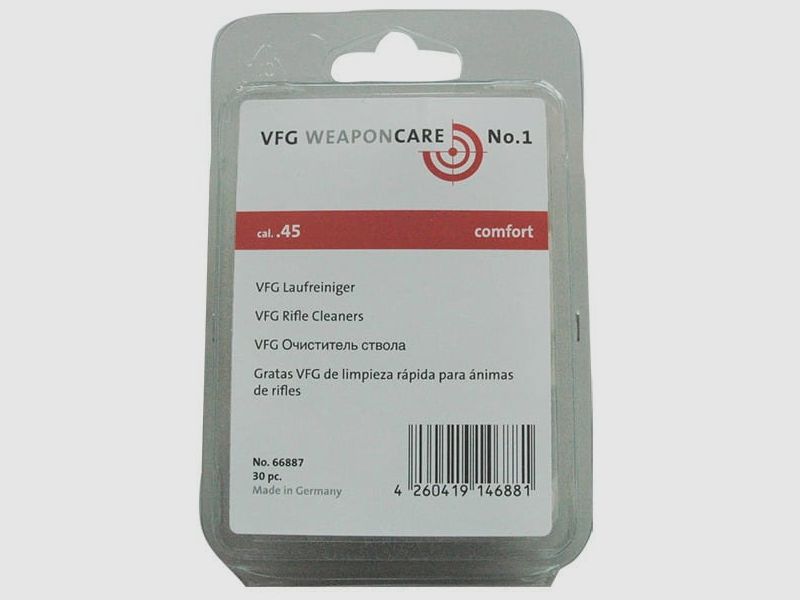 VFG running cleaner at 30 pieces