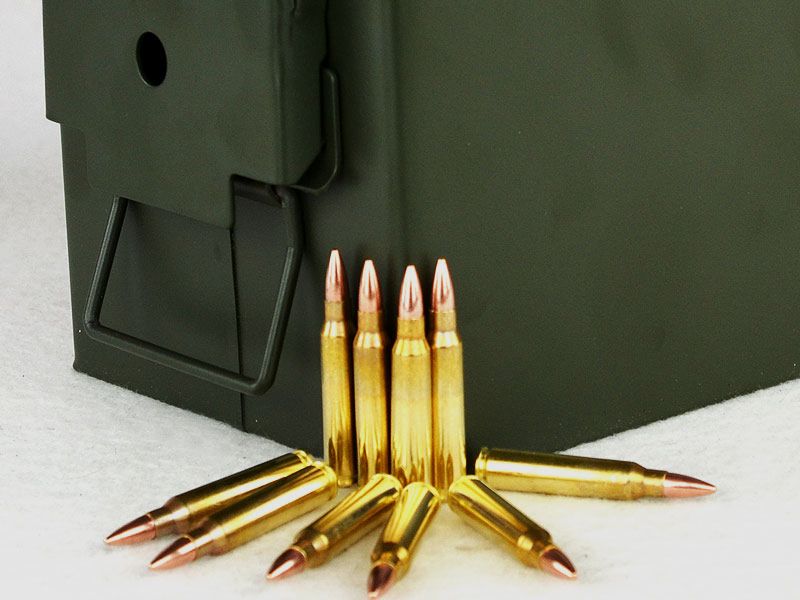 PPU ammunition box with .223 REM, FMJ 1 ammunition box (1,000 rounds at €0.539 each*)